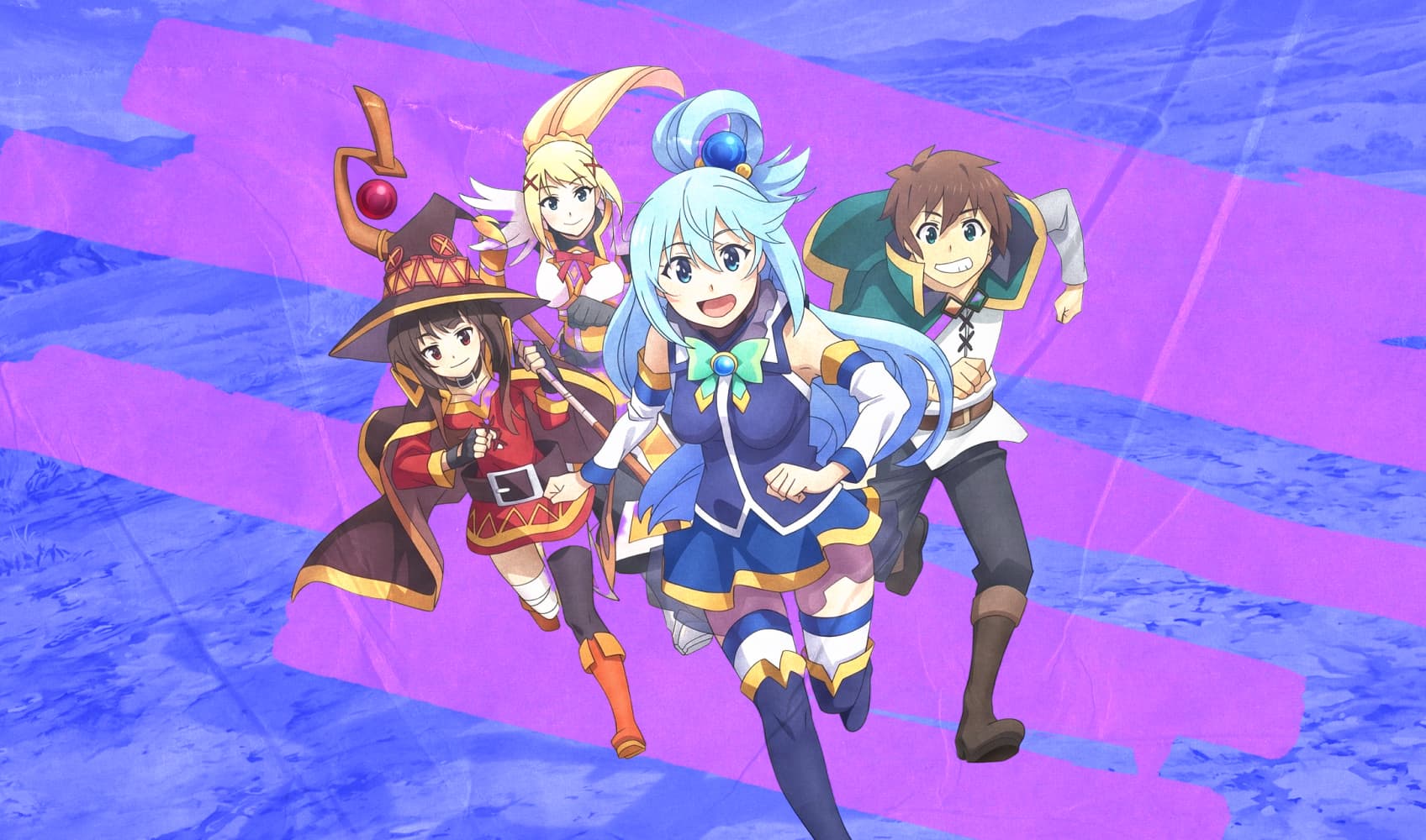 Постер к аниме-сериалу «Konosuba: God's Blessing on This Wonderful World!»