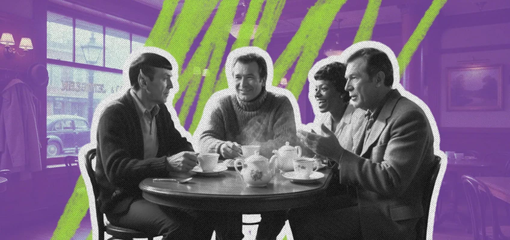 Команда «Энтерпрайз» в кофейне