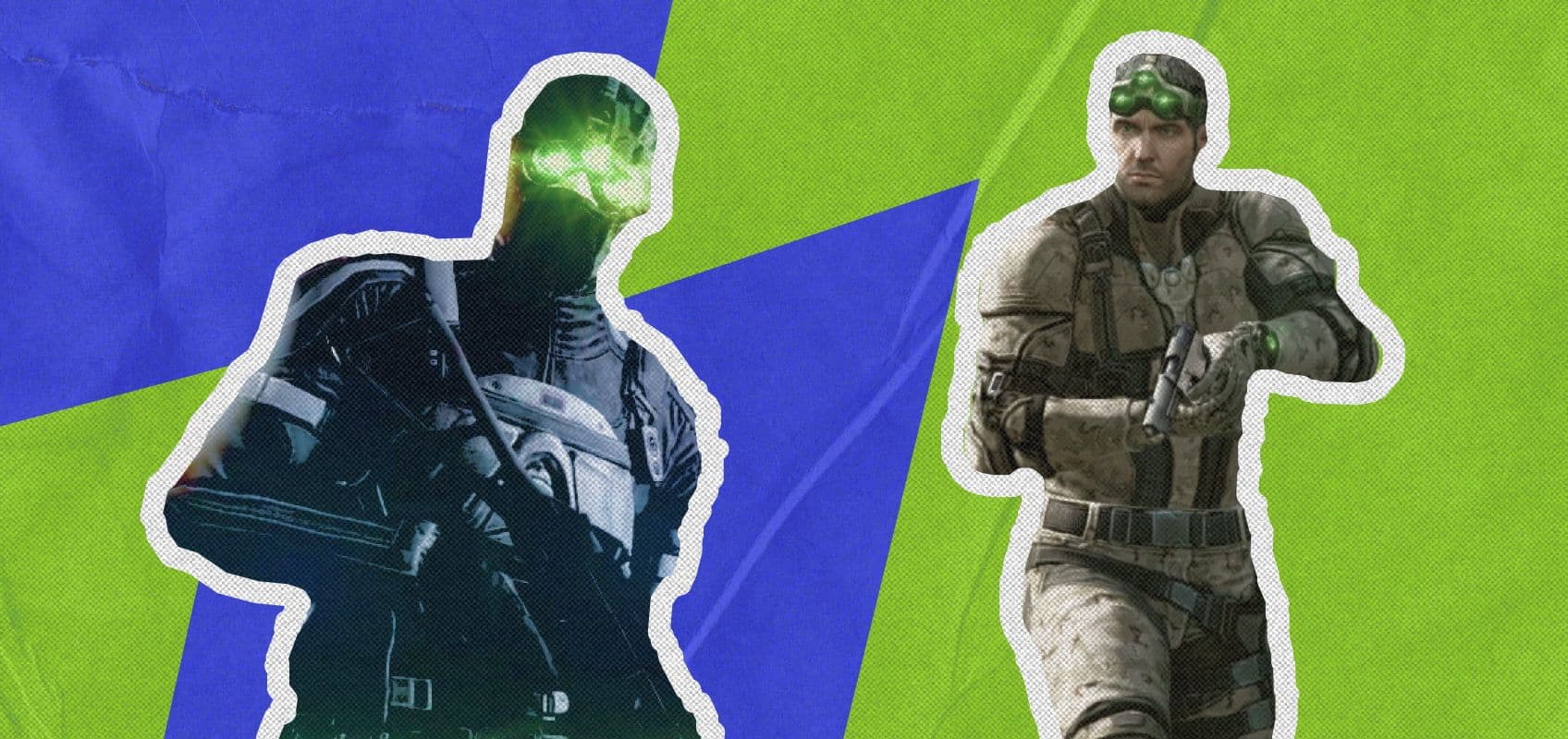 Коллаж персонажей из игры Tom Clancy’s Splinter Cell Blacklist