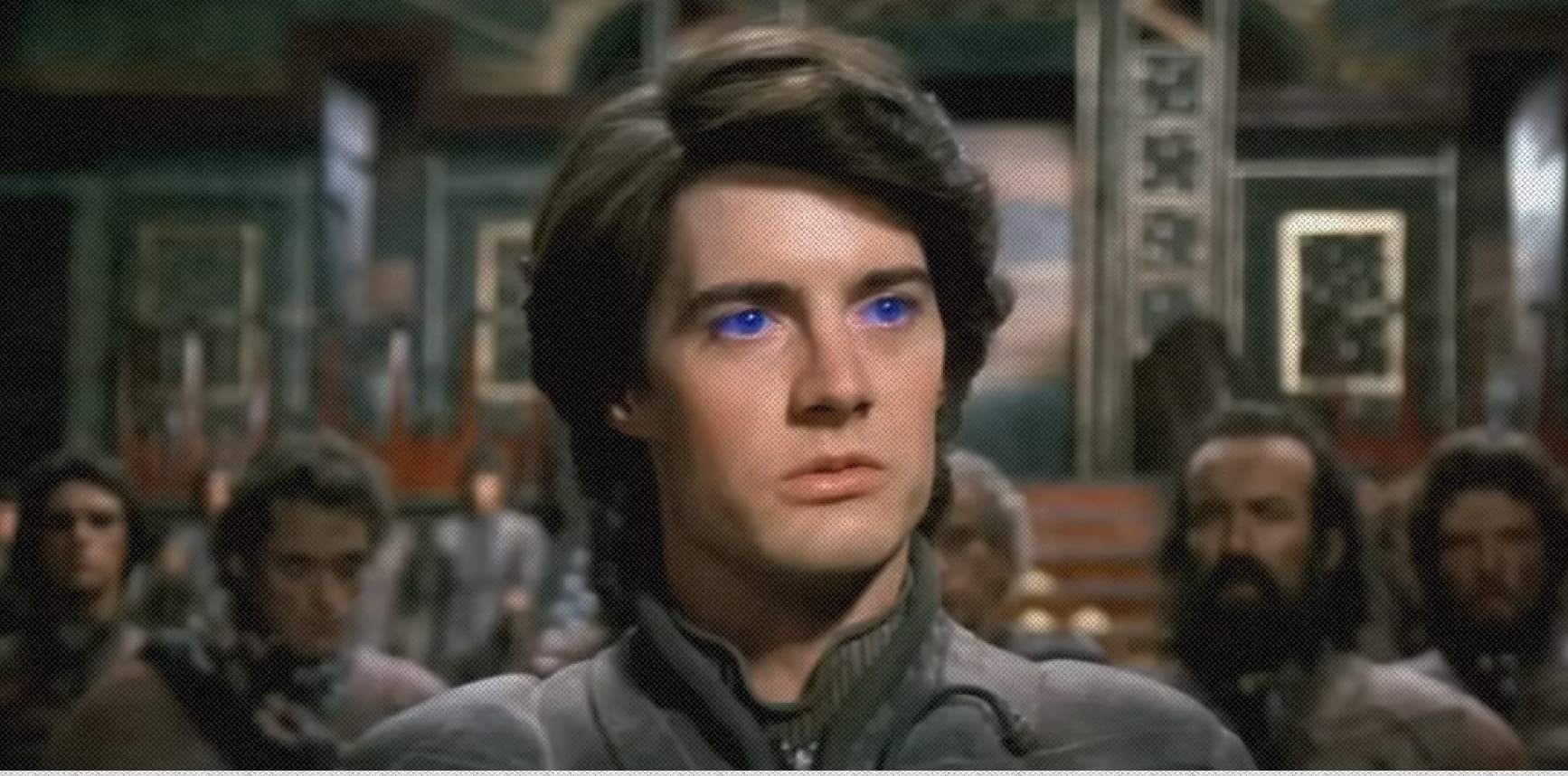 Кадр из ролика The most epic moment in the movie Dune "look into that place you dare not look" || MiTiKoS FPV