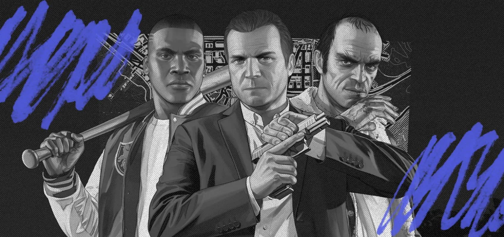 Иллюстрация к игре ГТА 5 