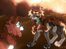 Обложка фанфика Белка и Самозванец по имени Уголёк