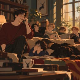 Обложка фанфика Потеряли Гарри / Losing Harry