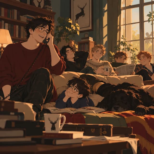 Обложка фанфика Потеряли Гарри / Losing Harry