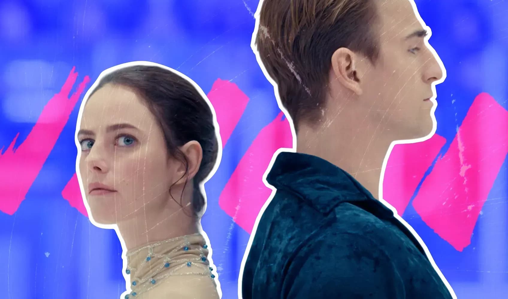 Кадр из трейлера к сериалу «Цепляясь за лёд»