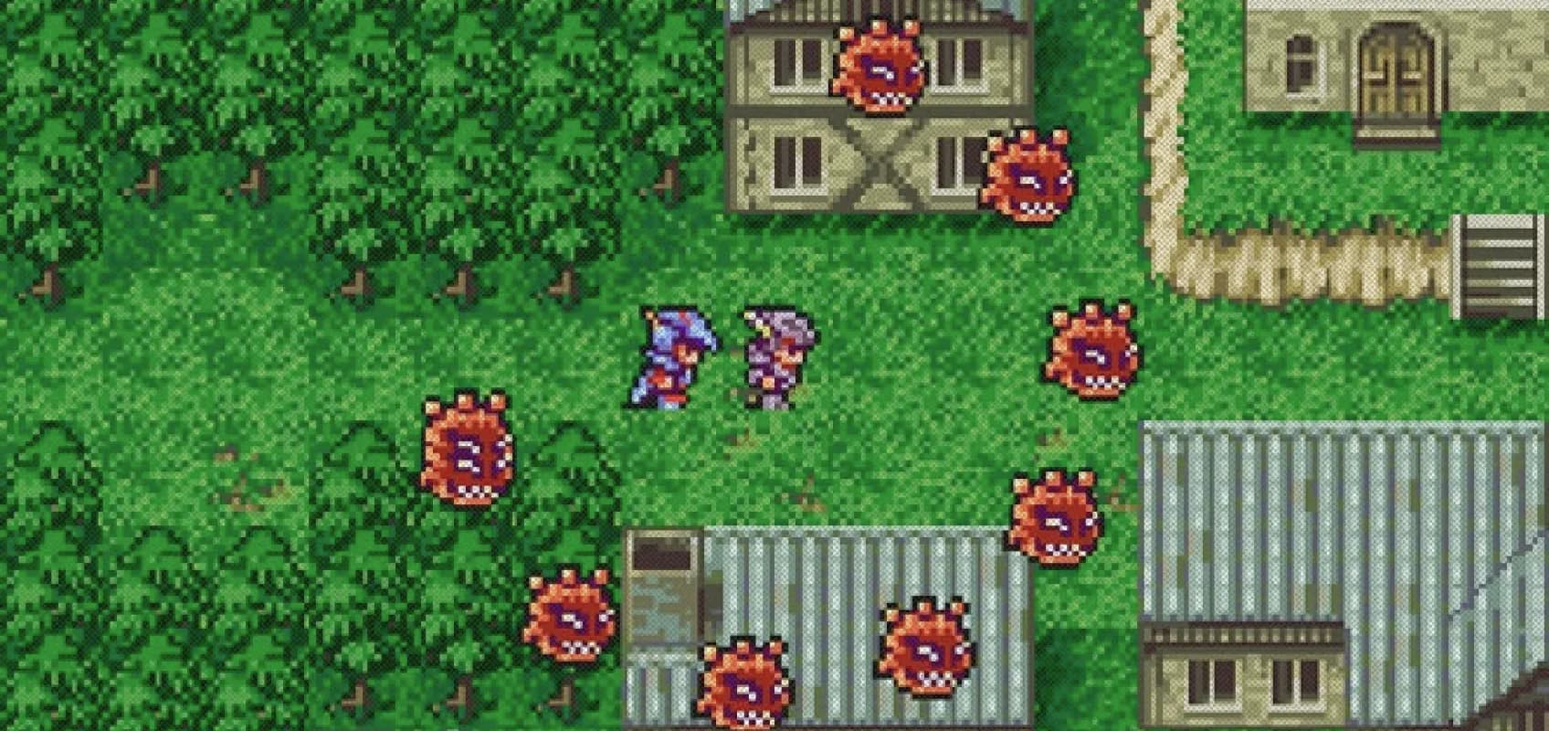 Кадр из игры «Final Fantasy IV (SNES)» 