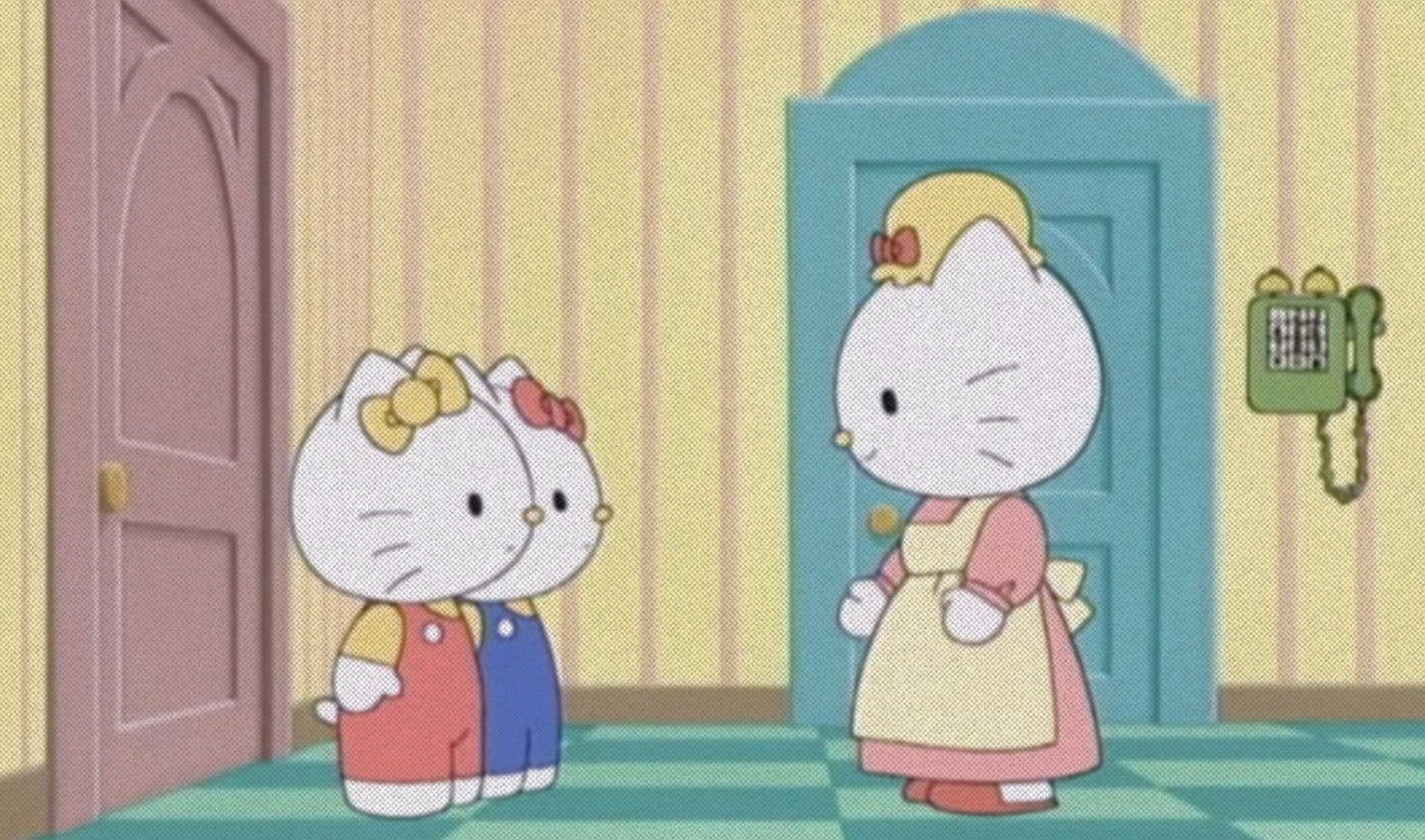 Кадр из оригинального мультсериала Hello Kitty