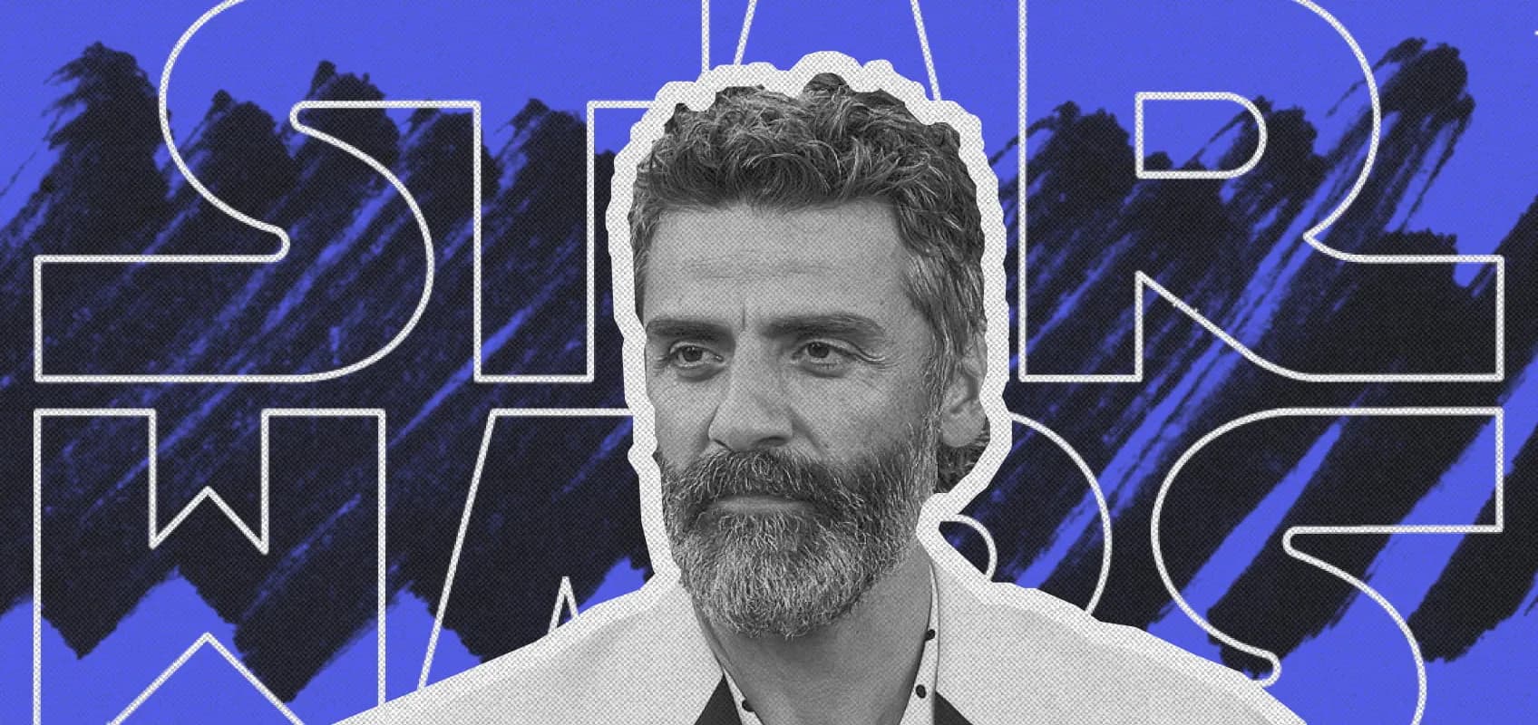 Oscar Isaac, actor, at 82nd Venice International Film Festival in Venice, Italy for the film Frankenstein Wikimedia Commons/LucaFazPhoto; the original Star Wars logo designed by Suzy Rice for Lucasfilm in 1976, later modified for on-screen use
