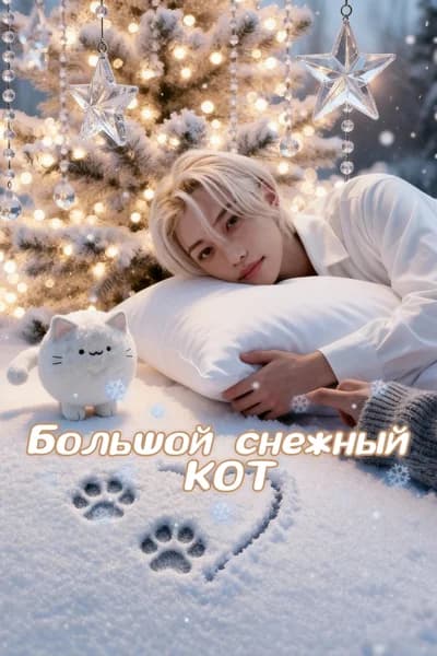 Большой снежный кот