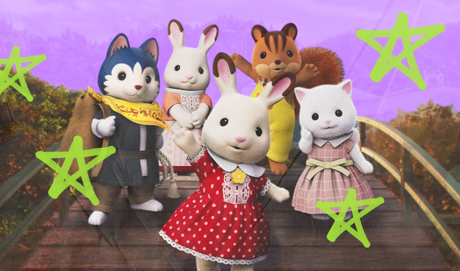 Постер к DVD-изданию мультфильма «Sylvanian Families: The Movie»