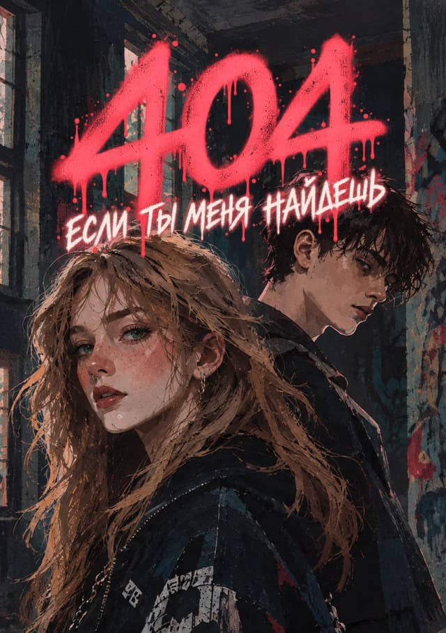 Обложка фанфика 404: Если ты меня найдешь