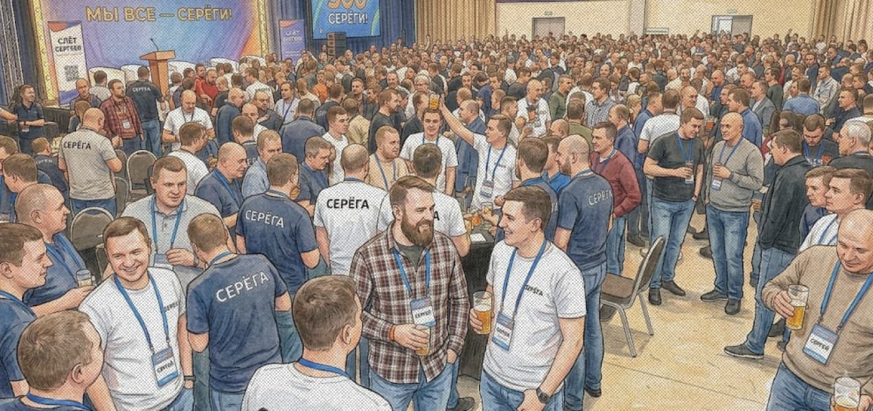 Встреча «Серёг» собрала более ста тёзок и привлекла внимание Сергея Жукова