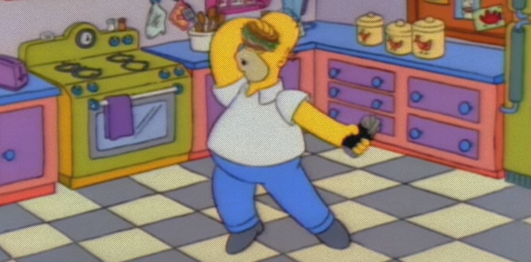 Кадр из ролика The Simpsons - "Homer Buys a Cursed Monkey Hand" - Treehouse of Horror 2 - 1991 ||  A FUSCO - Classic TV