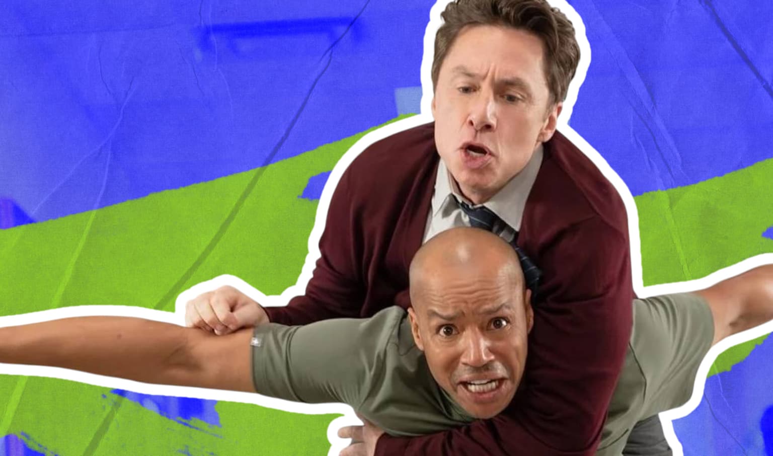 Зак Брафф, Дональд Фэйсон в 10 сезоне сериала «Клиника» © 20th Television 