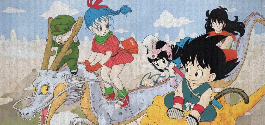 Кадр к 40-летию Dragon Ball