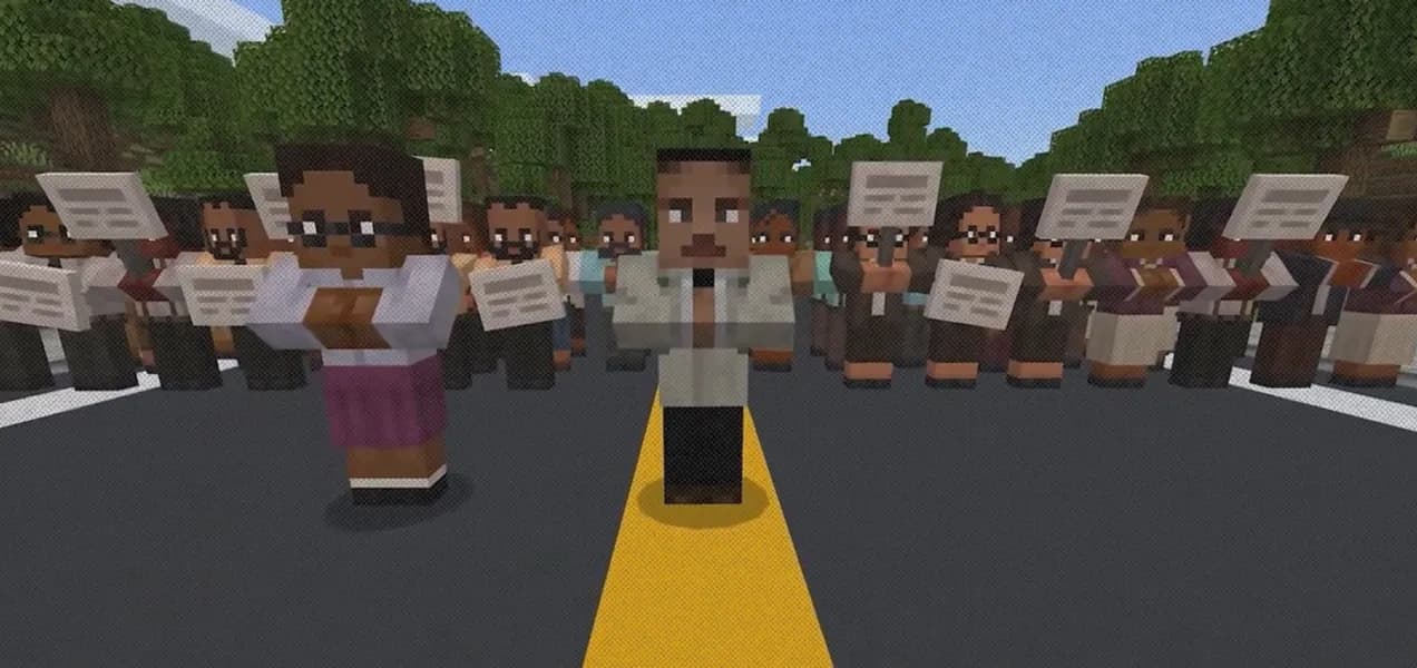 Протест в Minecraft