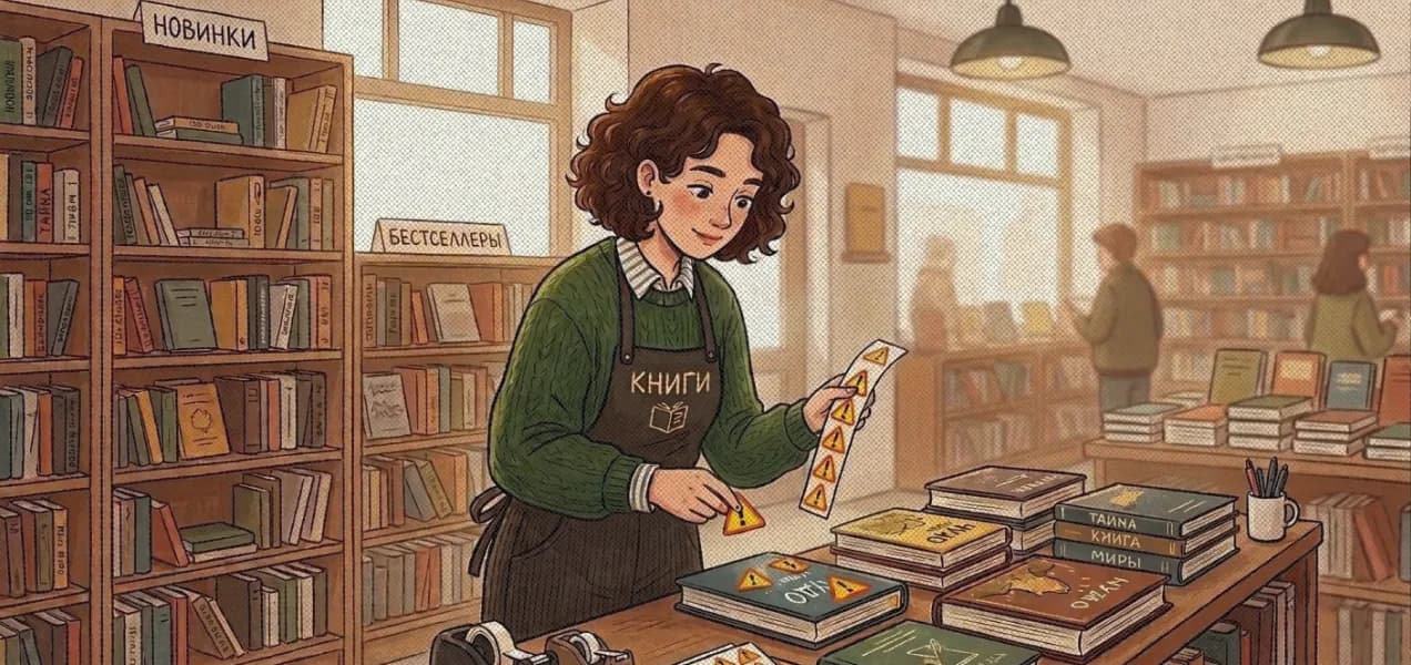 Сотрудница книжного