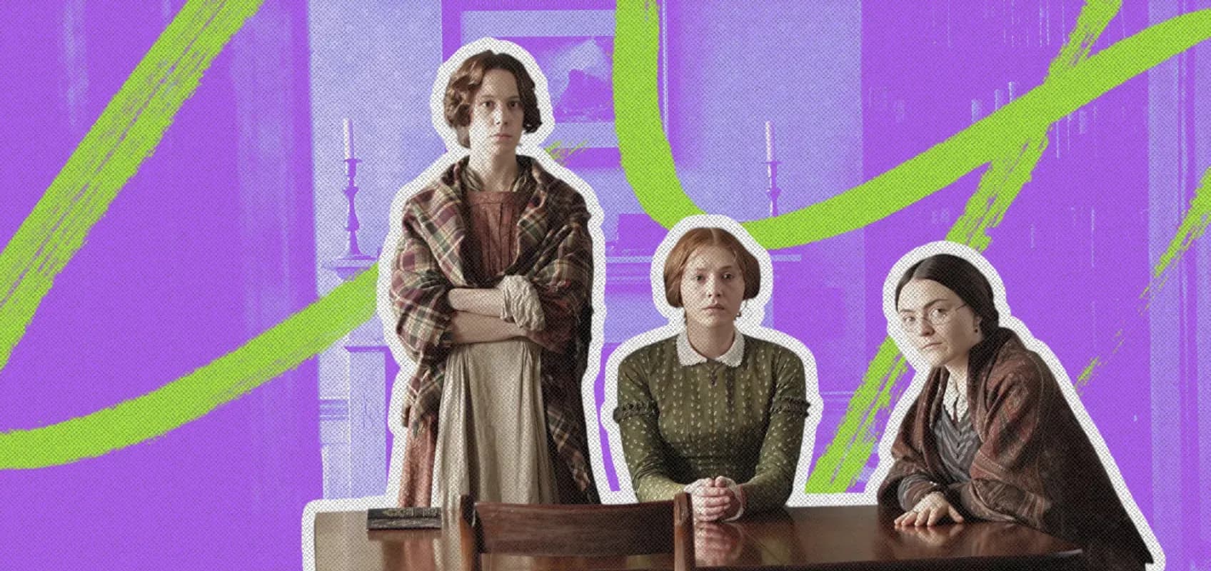 Кадр из биографического фильма «Вошедшие незримо: Сестры Бронте» (2016 г) 
