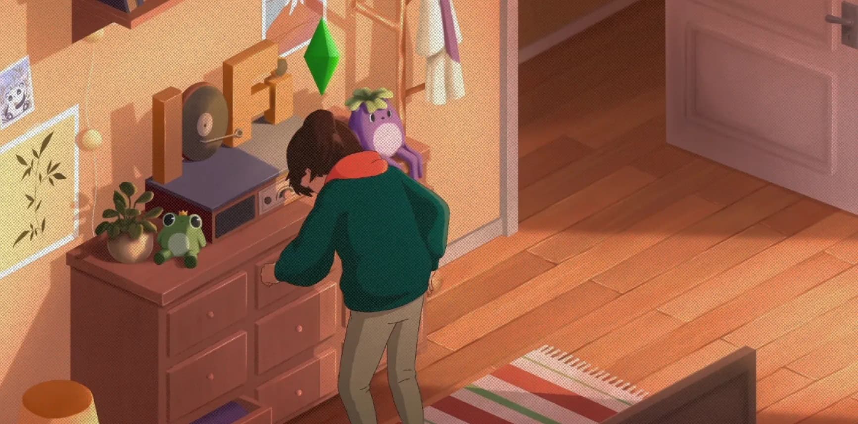 Легендарная девочка со стримов Lofi Girl появилась во вселенной The Sims