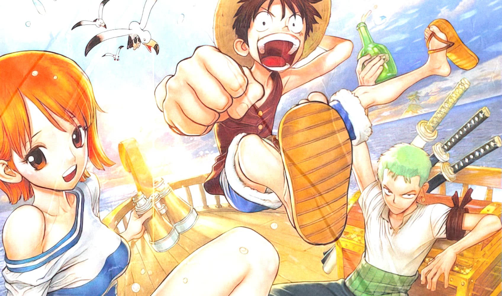 Обложка ваншота по «One Piece»