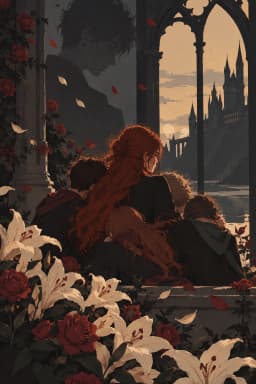 Обложка фанфика С красными розами приходят белые лилии / with roses red come lilies white