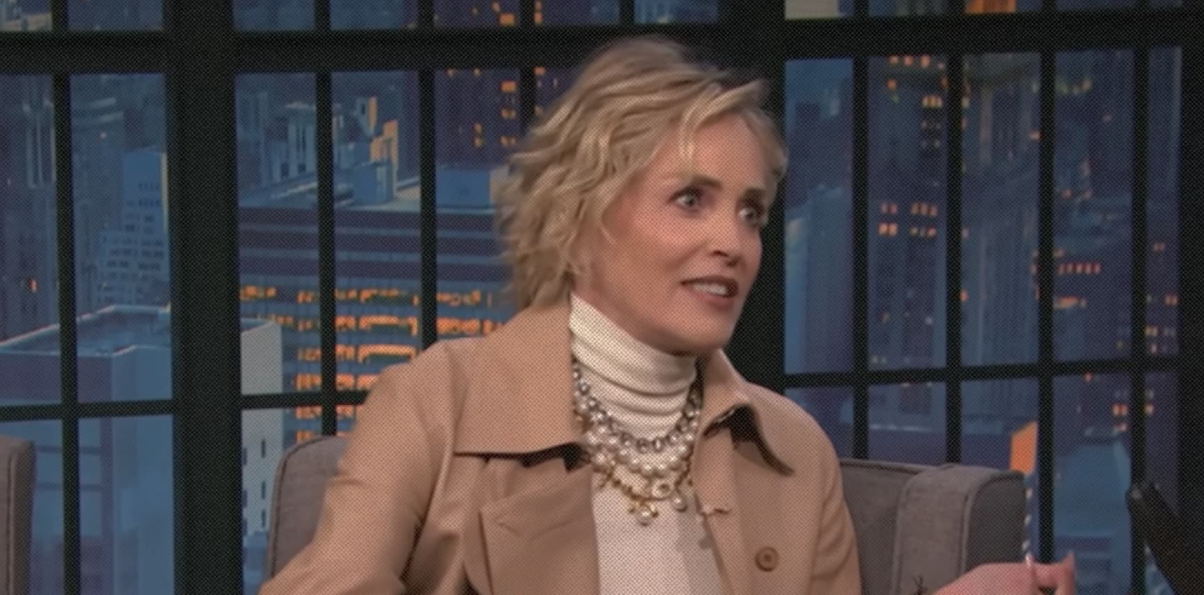 Кадр из ролика Sharon Stone Talks Euphoria Season 3, and Shares Her Moral Code for the Villains She Plays