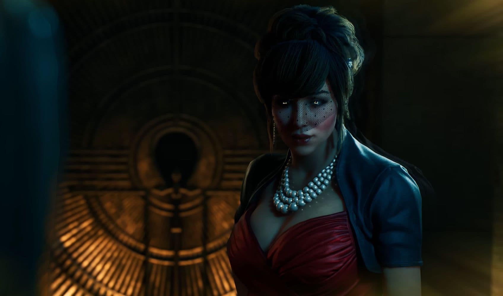 Лу Грэм, клан Вентру. Кадр из игры «Vampire: The Masquerade — Bloodlines 2»