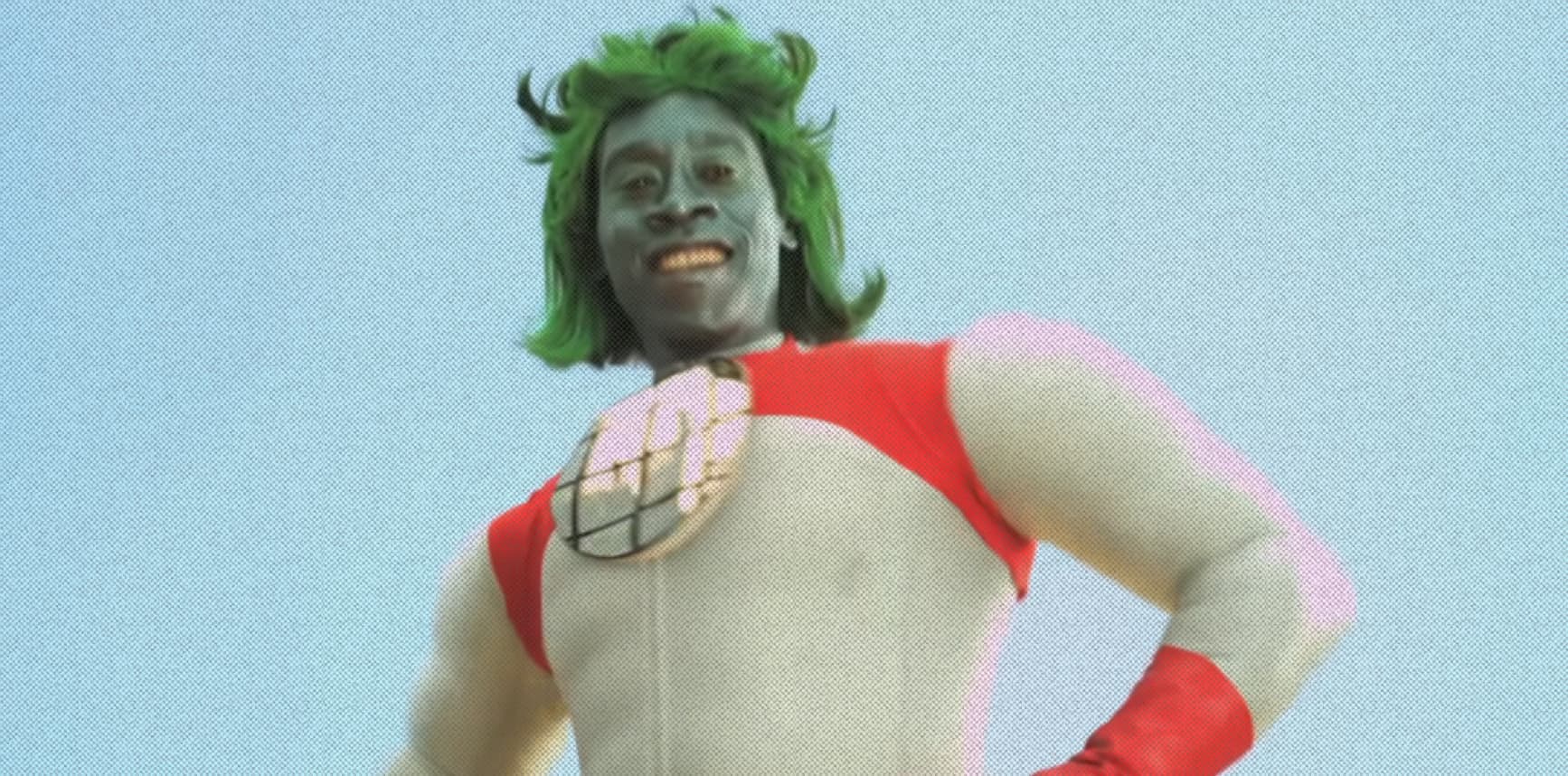 Кадр из ролика Don Cheadle is Captain Planet || Funny or Die