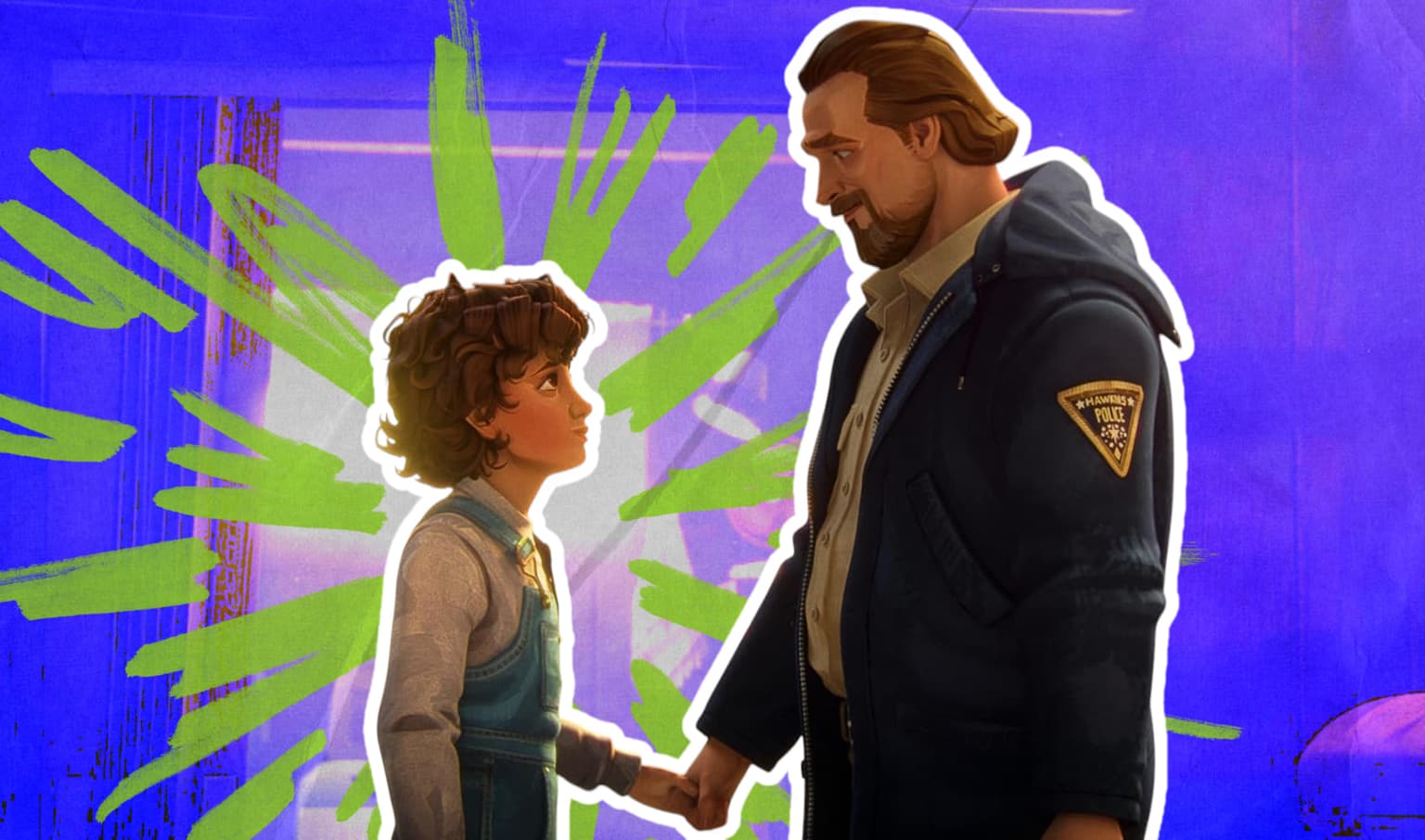 Кадр к спин-оффу «Очень странные дела: Истории из 85-го» © Netflix Animation//21 Laps Entertainment