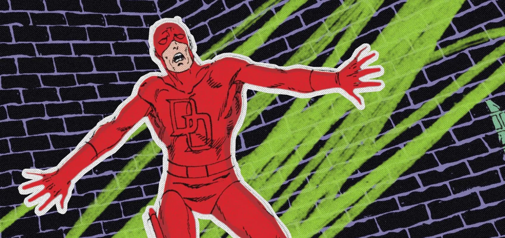 Коллаж: обложка комикса «Daredevil (1964) #223»