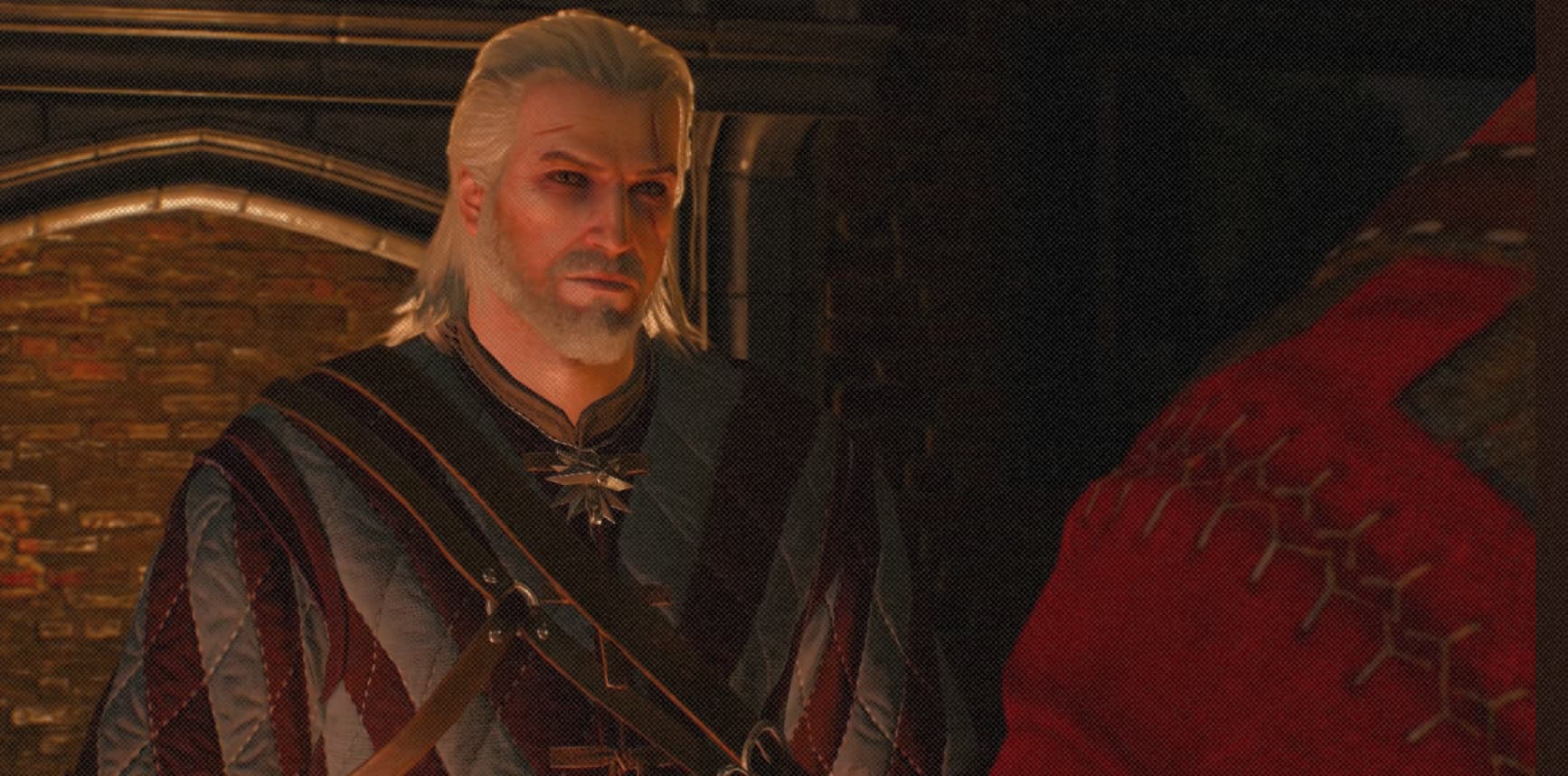 Кадр из ролика Geralt: Ever play Gwent || JustParry