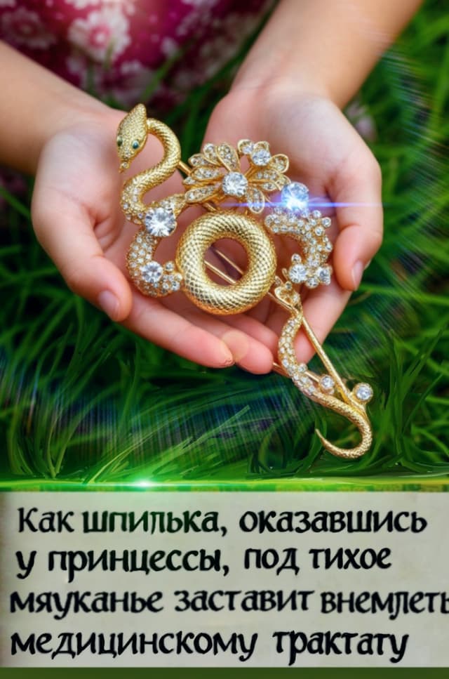 Обложка фанфика Как шпилька, оказавшись у принцессы, под тихое мяуканье заставит внемлеть медицинскому трактату.