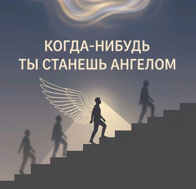 Обложка фанфика Когда-нибудь ты станешь ангелом (стих)