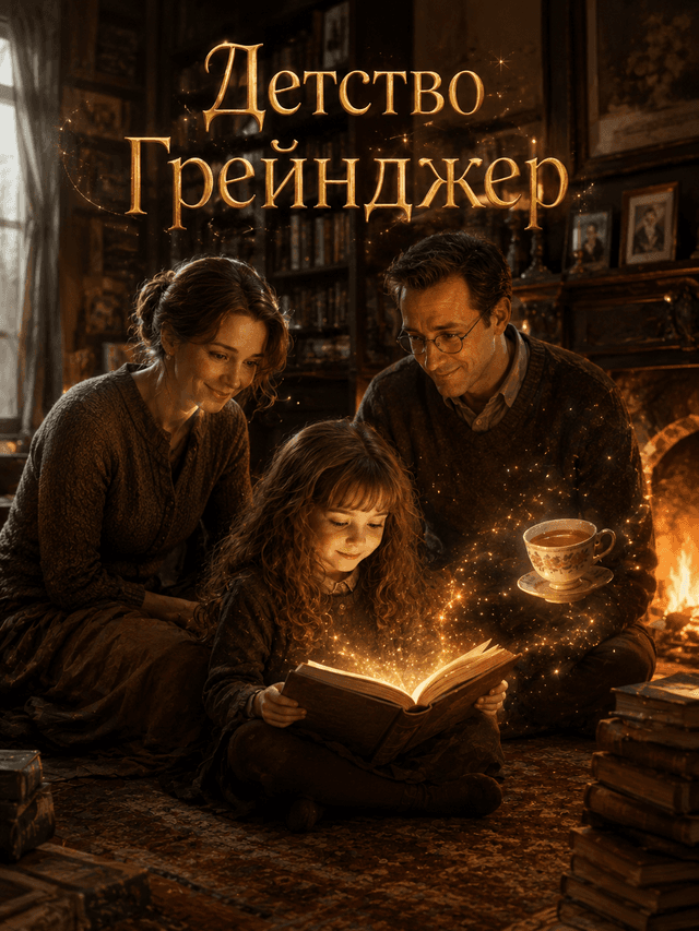 Обложка фанфика Детство Грейнджер