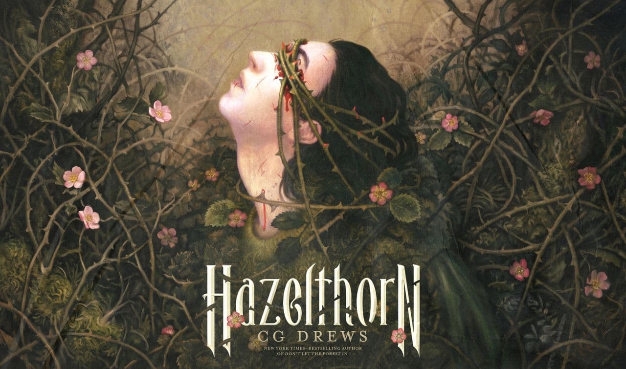 Обложка книги С. Дж. Дрюс «Hazelthorn»