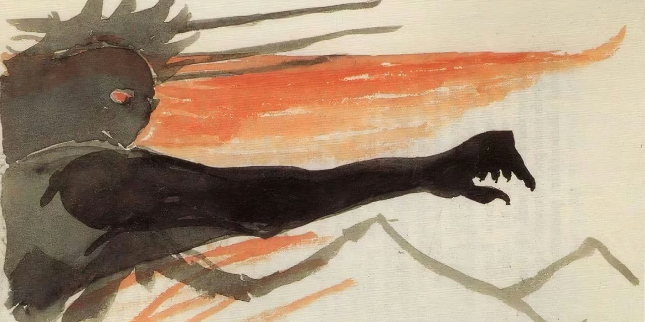 Рисунок авторства Дж. Р. Р. Толкина