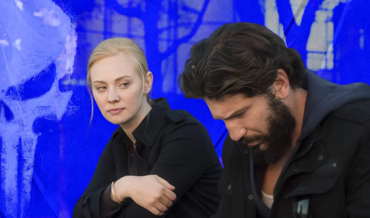Карен Пейдж и Каратель в первом сезоне сериала «Каратель» (2017 г) © Netflix//Marvel Television//ABC Studios