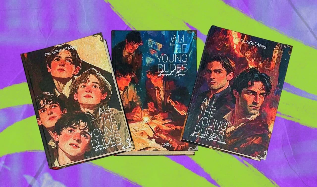 Коллаж с обложками к книгам