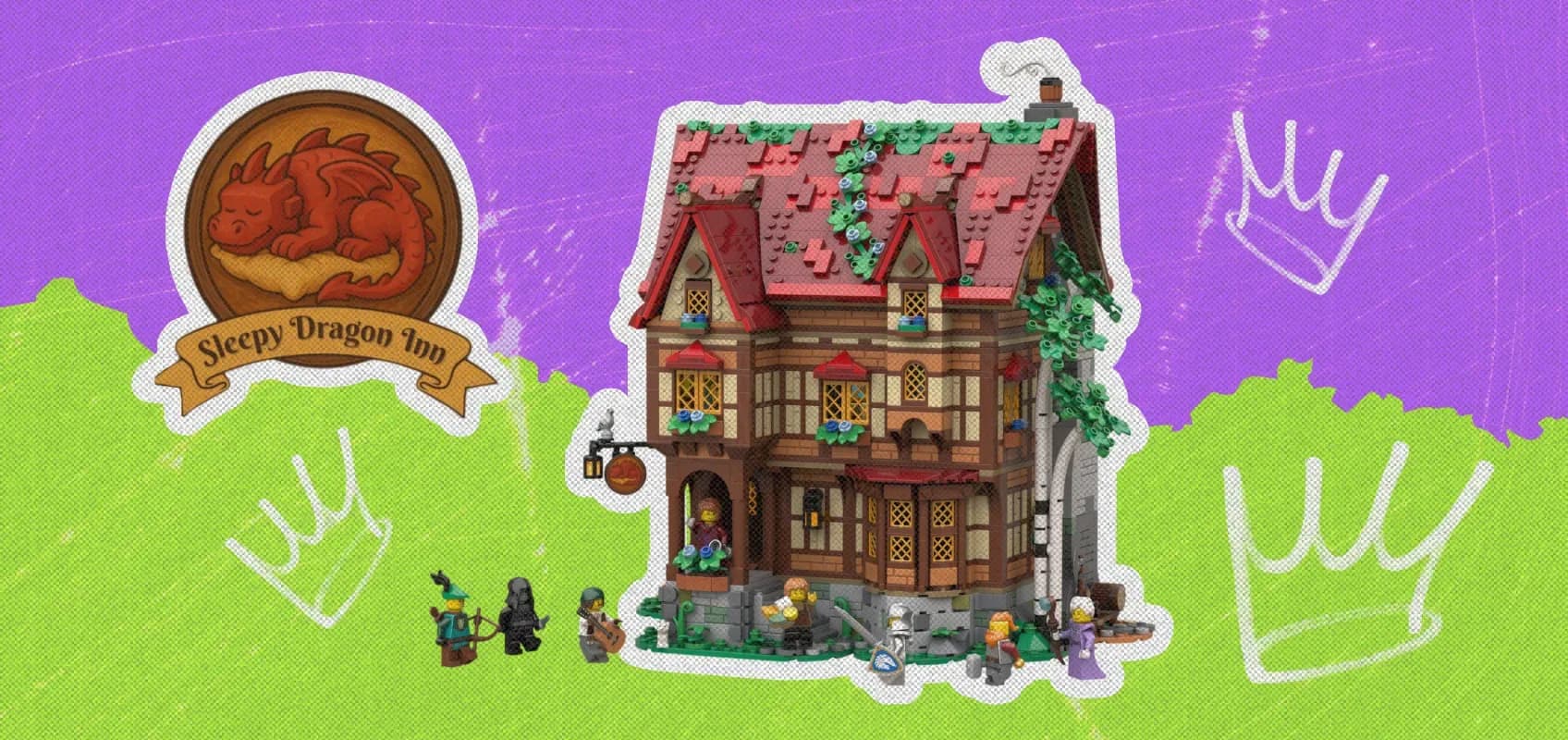 Лего-домик «Sleepy Dragon Inn»
