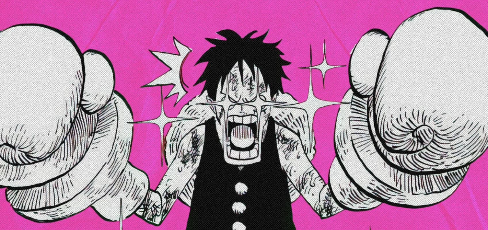 Коллаж: иллюстрация из манги «One Piece»