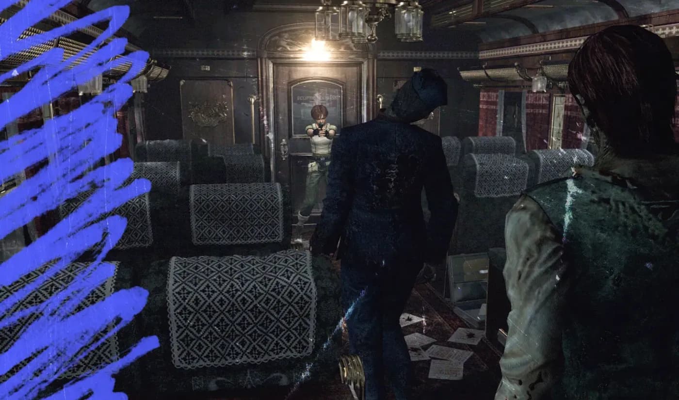 Кадр из игры Resident Evil 0