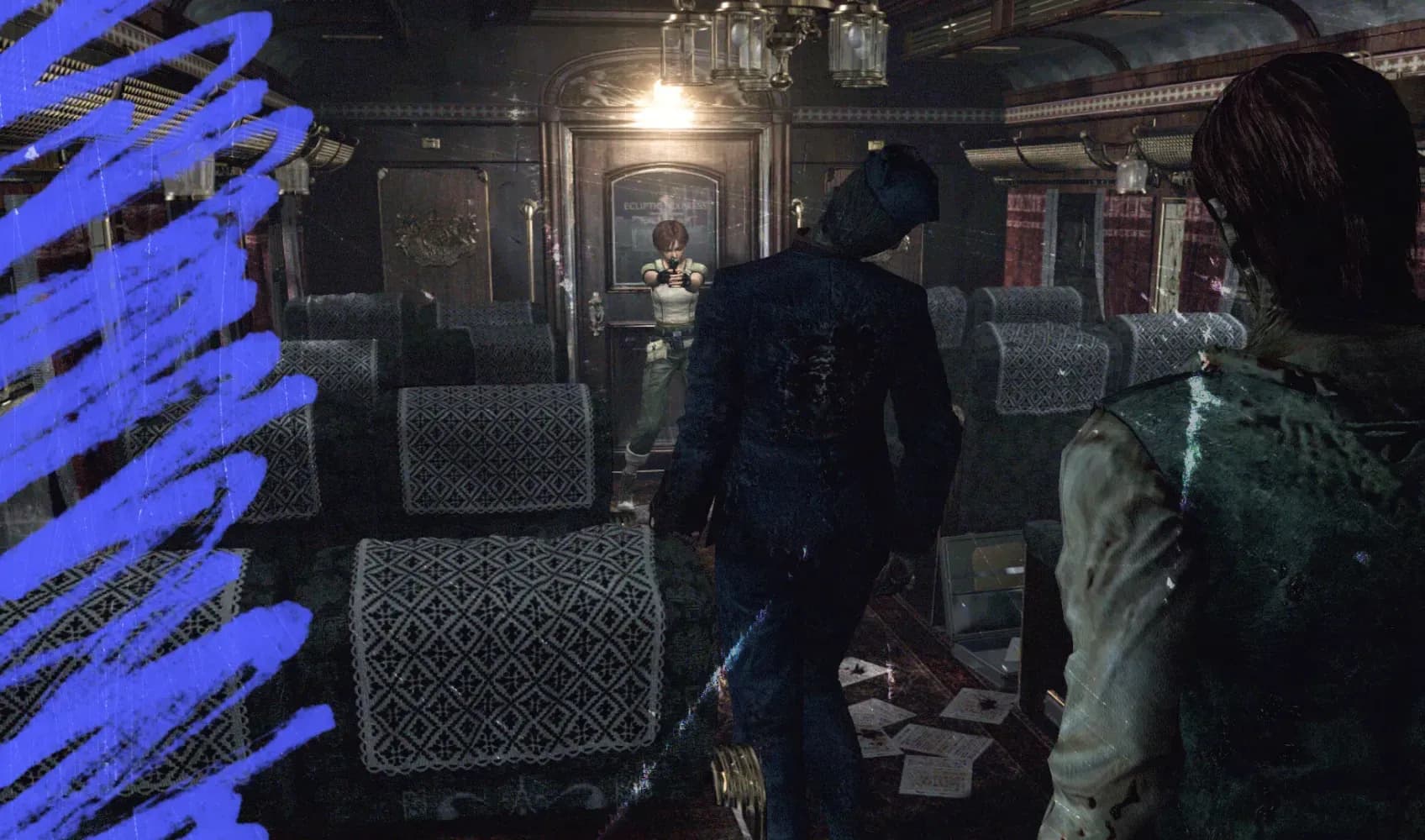 Кадр из игры Resident Evil 0