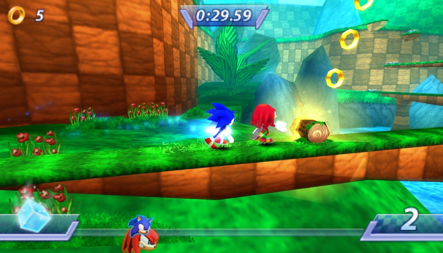 Скриншот из игры «Sonic Rivals»