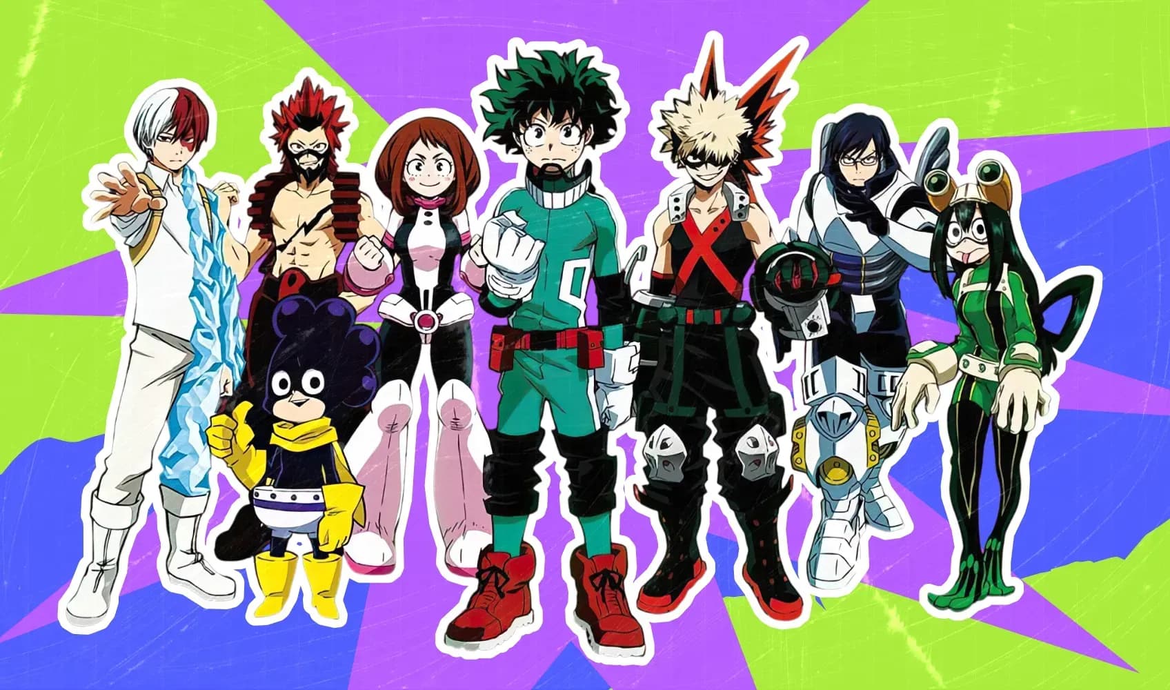 Герои аниме «My Hero Academia»