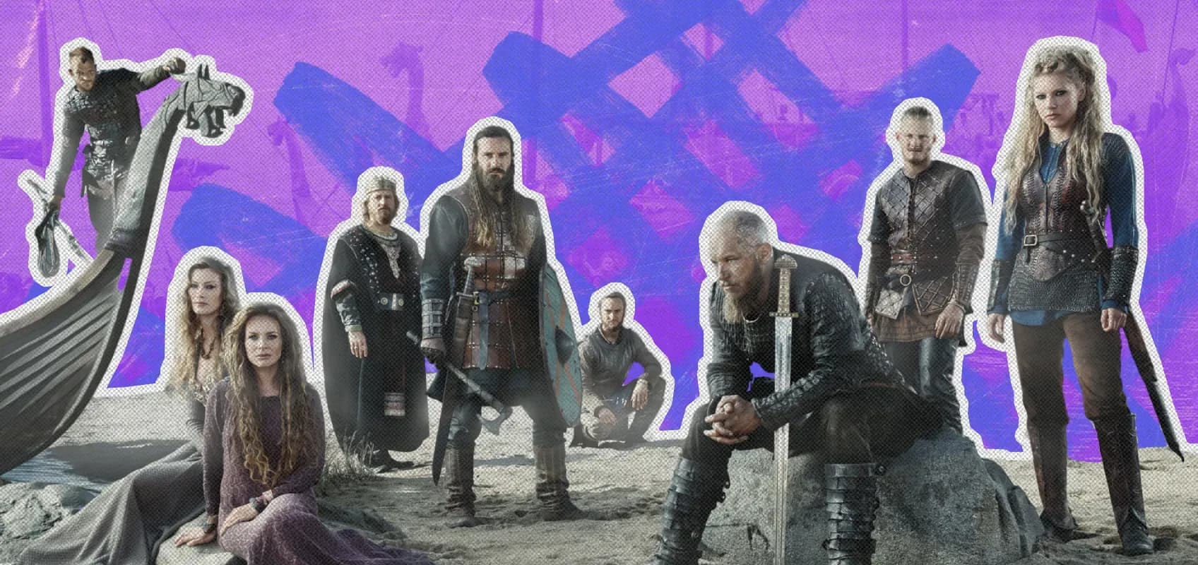 Главные герои сериала «Викинги»