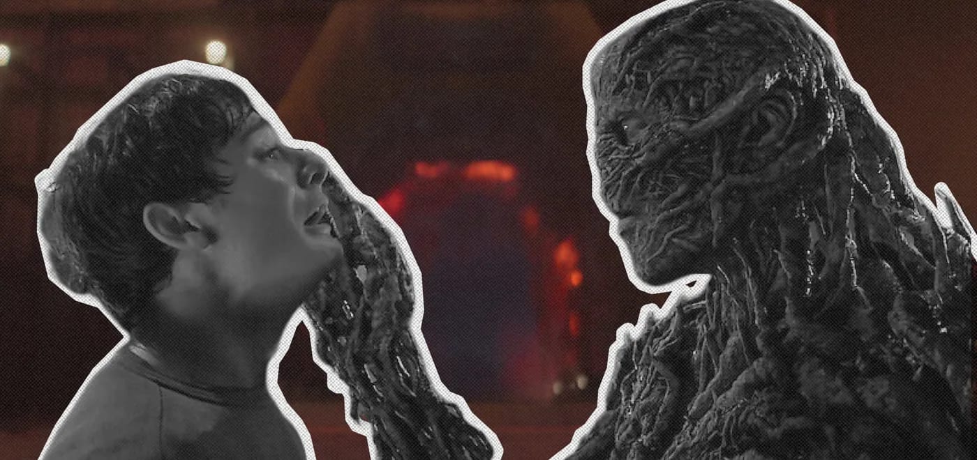 Уилл Байерс и Векна в сериале «Очень странные дела» © Netflix