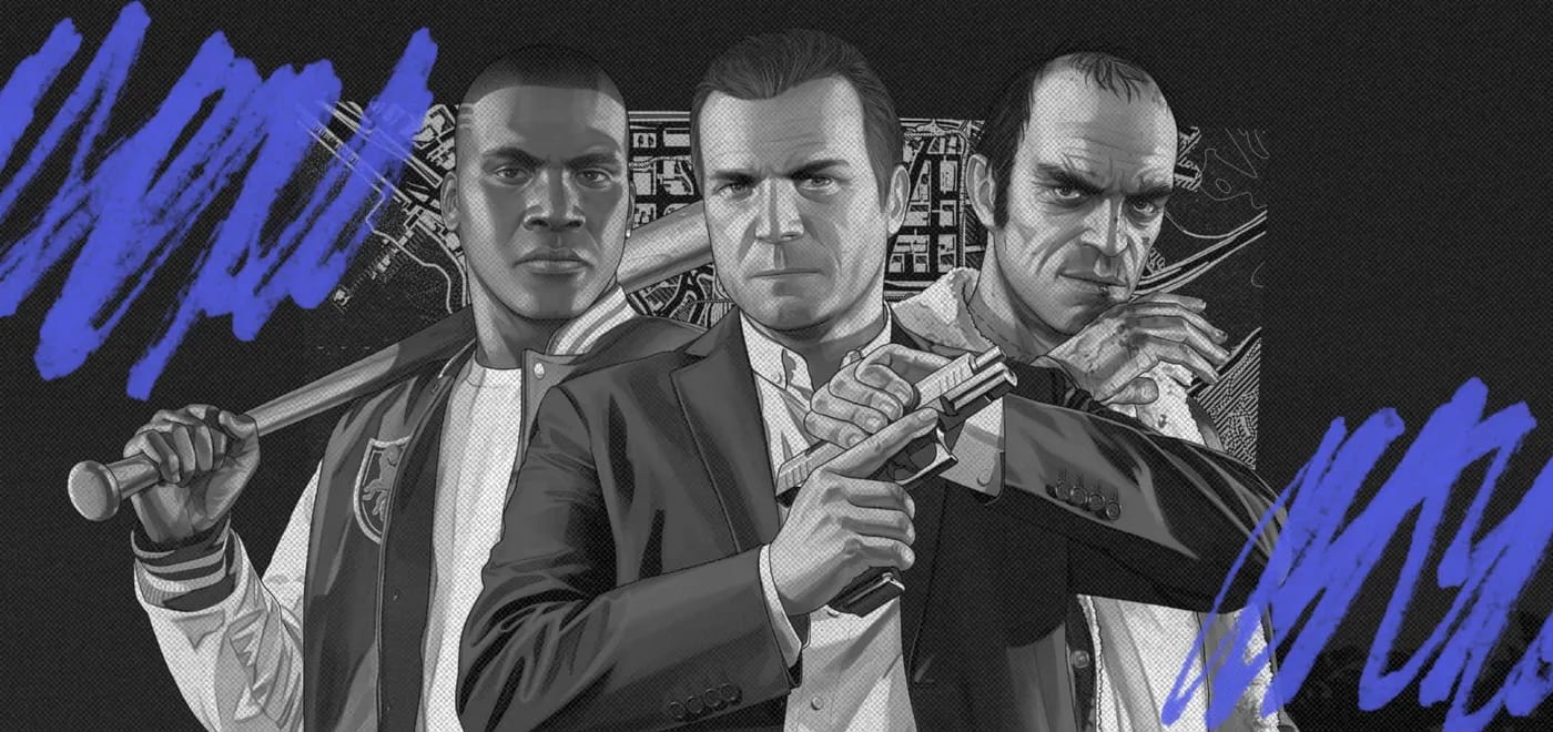 Иллюстрация к игре ГТА 5 