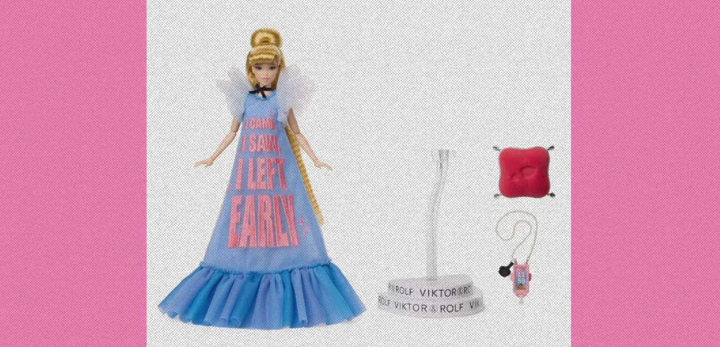 Дом моды Viktor&Rolf создал коллекционную куклу Золушку в дизайнерском платье