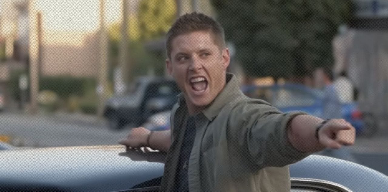 Кадр из ролика  Supernatural | Dean - Eye of the Tiger (S04E06) | HD || ultrara1n