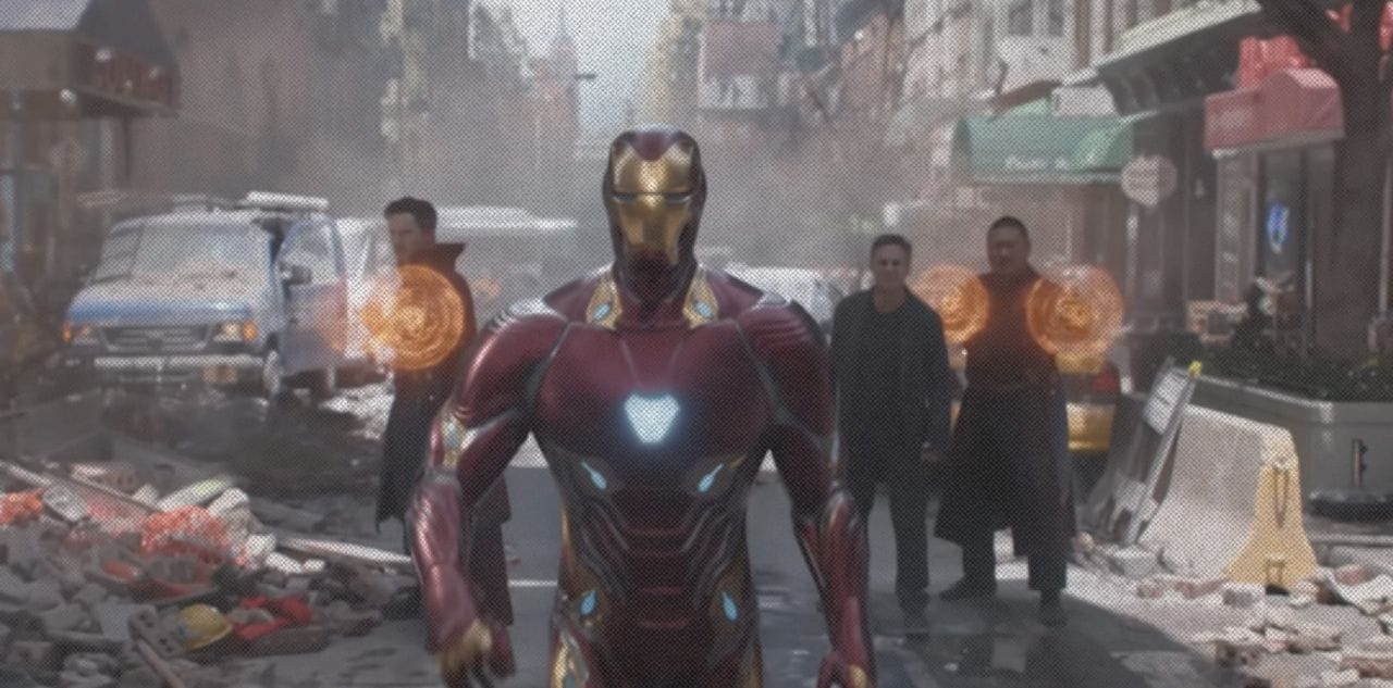 Кадр из ролика Iron Man Nanotechnology Suit Up | Avengers: Infinity War ||  Marvel Entertainment